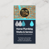 Damp Walls Water Seepage Home Plumbing Service 名刺 (正面)