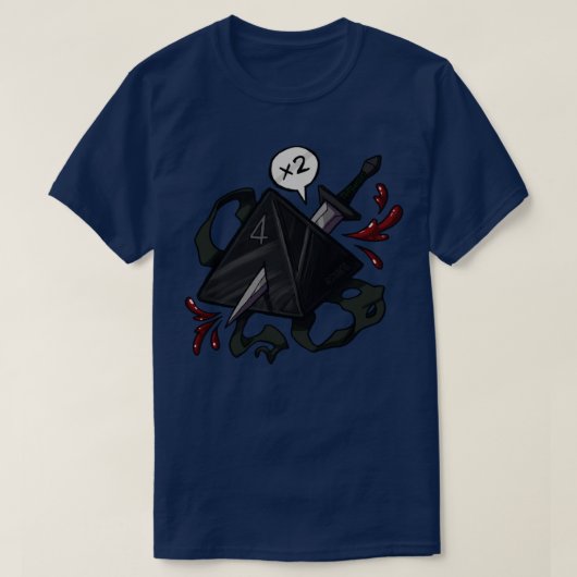 DampDサイコロローグ Tシャツ (デザイン正面)