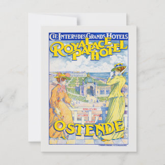 Dampfschiffahrt Zurichsee Vintage Poster 1900 ポストカード