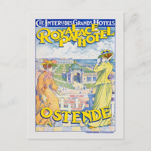 Dampfschiffahrt Zurichsee Vintage Poster 1900 ポストカード (正面)