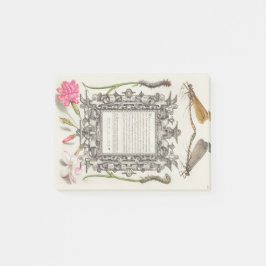 Damselflies、Caterpilles、Carnation、Poet's ポストイット