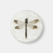 Damselfly化石、化石バターNM、ワイオミング マグネット (正面)