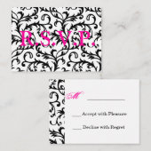 damsk R.S.V.P. エンクロージャーカード (正面/裏面)