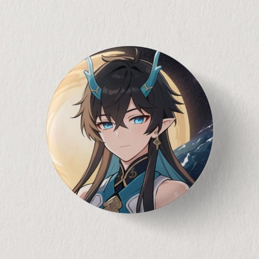 Dan Heng from HSR 缶バッジ (正面)