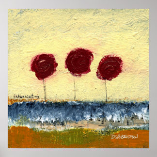 Dan Robertsonによるフローラの風景を酔わせる ポスター