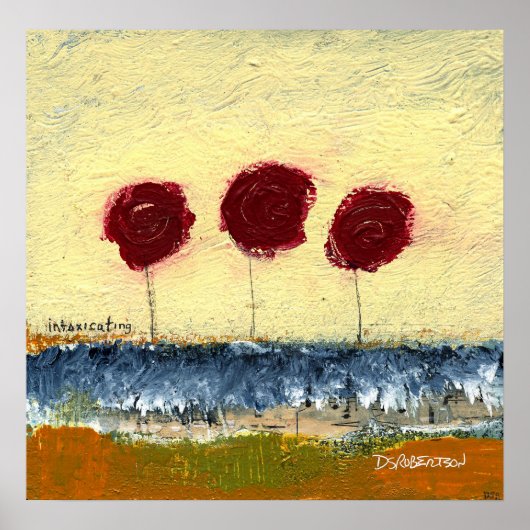 Dan Robertsonによるフローラの風景を酔わせる ポスター (正面)