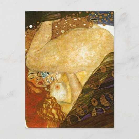 Danaか。 絵を描かれるグスタフのクリムト1907年。 源: 他のv ポストカード (正面)