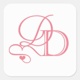 Dana and David's Welcomeバッグシール スクエアシール