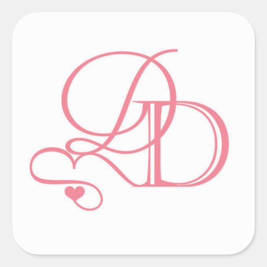 Dana and David's Welcomeバッグシール スクエアシール (正面)