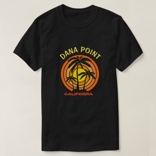 Dana Point、カリフォルニア Tシャツ (デザイン正面)