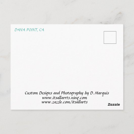 DANA POINT 4 #4はがき ポストカード (裏面)