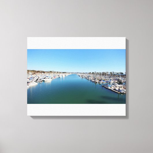 Dana Point Harbor: Dana Point, CA キャンバスプリント (正面)