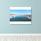 Dana Point Harbor: Dana Point, CA キャンバスプリント (インサイチュ (ウッドフロア))