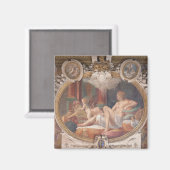 Danaeがシャワーを浴びる金ゴールド マグネット (正面/裏面)