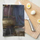 Danaidesジョン・ウィリアム・ウォーターハウス キッチンタオル (四つ折り)