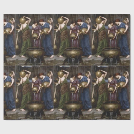 Danaidesジョン・ウィリアム・ウォーターハウス ラッピングペーパー (フラット)