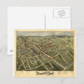 Danbury Connecticut 1875年 ポストカード (正面/裏面)