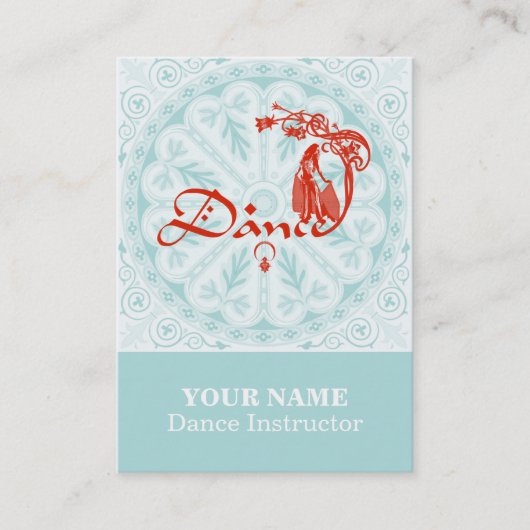 DANCE – 名刺 (正面)