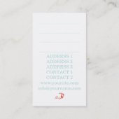 DANCE -名刺 名刺 (裏面)