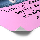 Dance 学 to the Rain Chibil art Poster ポスター (角)