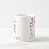 Dance 生まれ Blue/Red/金ゴールドID277 コーヒーマグカップ (中央)