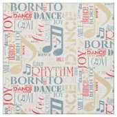 Dance 生まれ Blue/Red/金ゴールドID277 ファブリック (見本)