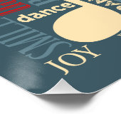 Dance 生まれ Blue/Red/金ゴールドID277 ポスター (コーナー)