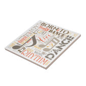 Dance 生まれ Brown ID277 タイル (側面)