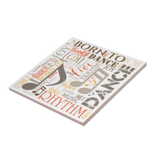 Dance 生まれ Brown ID277 タイル (側面)