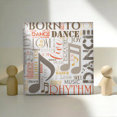 Dance 生まれ Brown ID277 タイル