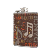 Dance 生まれ Brown ID277 フラスク (左)