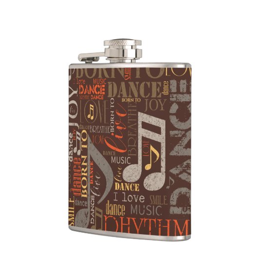 Dance 生まれ Brown ID277 フラスク (左)