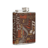 Dance 生まれ Brown ID277 フラスク (右)