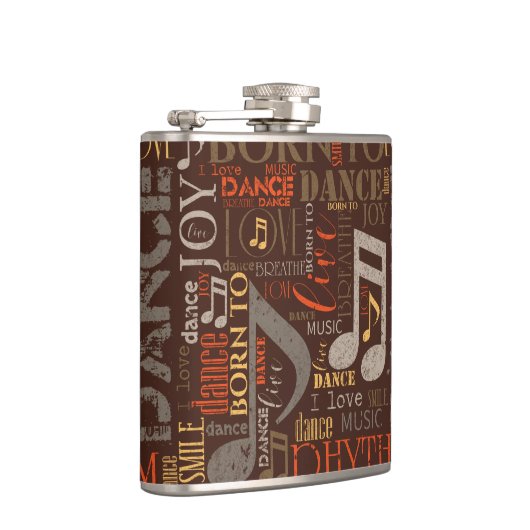 Dance 生まれ Brown ID277 フラスク (右)