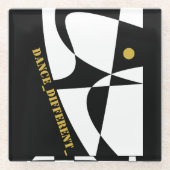 DANCE_違う_ ガラスコースター (正面)