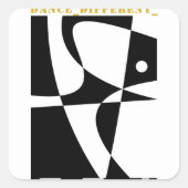 DANCE_違う_ スクエアシール (正面)