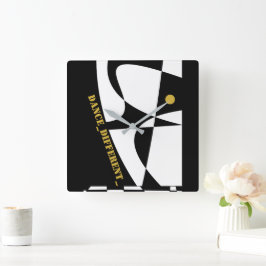 DANCE_違う_ スクエア壁時計