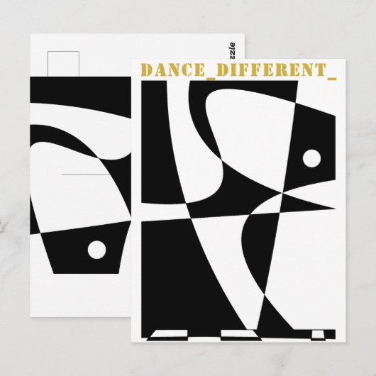DANCE_違う_ ポストカード (正面/裏面)