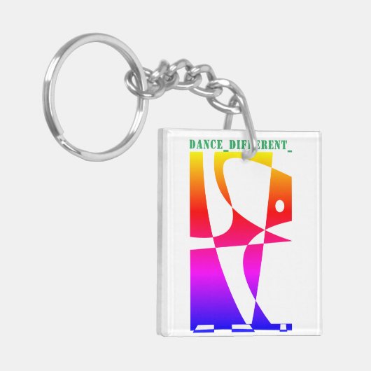 DANCE_違う Rainbow キーホルダー (正面左)