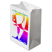 DANCE_違う Rainbow ミディアムペーパーバッグ (裏面アングル)