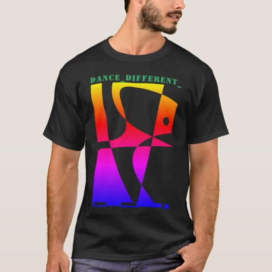 DANCE_違う Rainbow Tシャツ (正面)