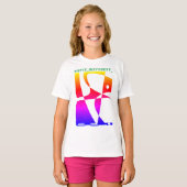 DANCE_違う Rainbow Tシャツ (正面フル)