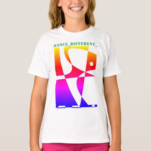 DANCE_違う Rainbow Tシャツ (正面)