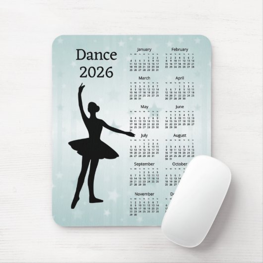 Dance 2026 Calendar  マウスパッド (マウス)