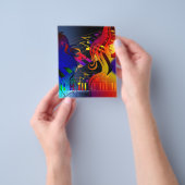 dance-409011ダンスミュージックトレブルクレフ、 音符記号音楽 チラシ (手)