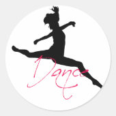 dance_6 ラウンドシール (正面)