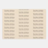 DANCE AFRICAアフリカ部族ダンサー伝統 ラッピングペーパーシート (正面3)