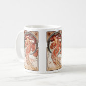 Dance , Alfons Mucha コーヒーマグカップ (正面左)