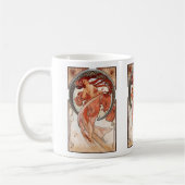Dance , Alfons Mucha コーヒーマグカップ (左)