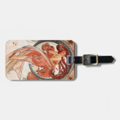 Dance , Alphonse Mucha ラゲッジタグ (正面横)